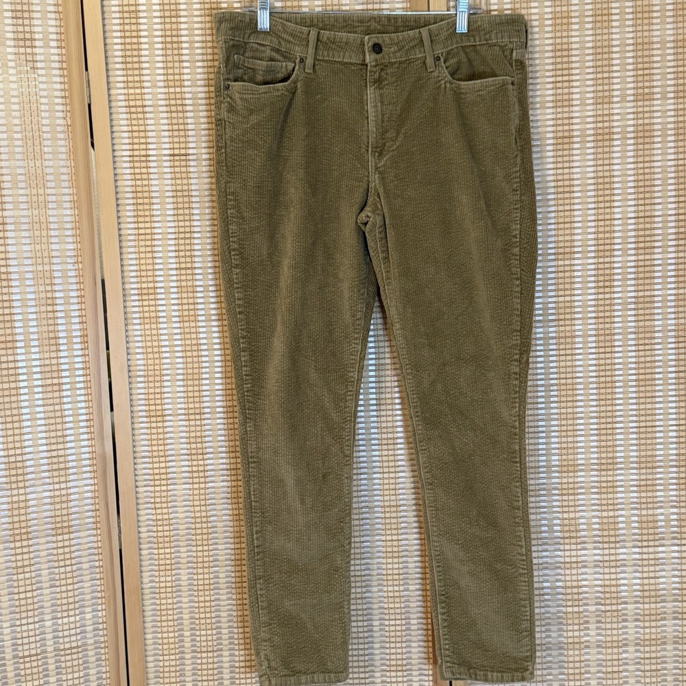 Levis Womens 33x30 Courdaroy Pants Beige Streetwear‎ Casual Outdoor Bohemian